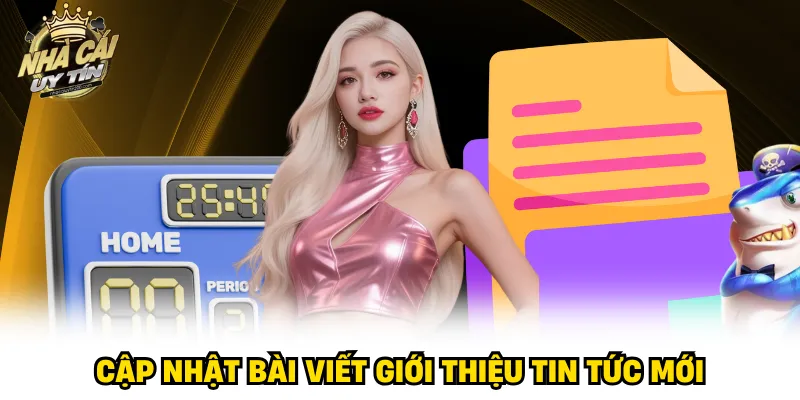 Cập nhật bài viết giới thiệu tin tức mới