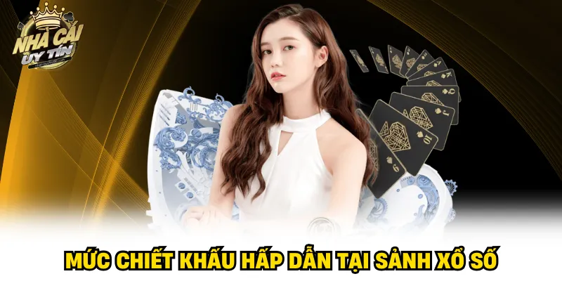 Mức chiết khấu hấp dẫn tại sảnh xổ số