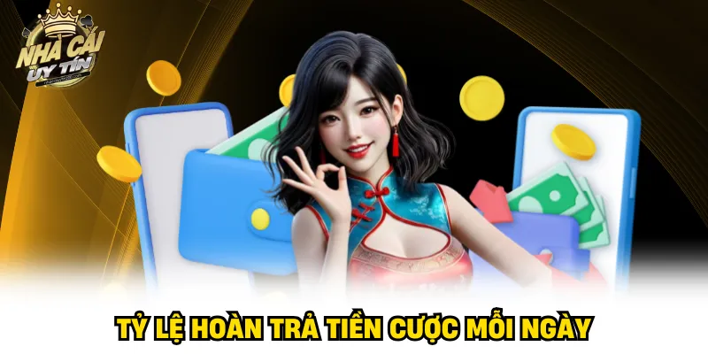 Tỷ lệ hoàn trả tiền cược mỗi ngày